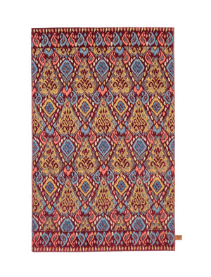 Burgundy Ikat